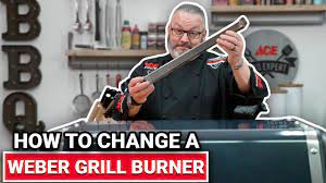 how to change a weber grill burner