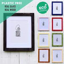 Real Glass Wood A2 Poster Frame