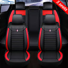 Full Car 5 Seat Car Leather Seat Cover