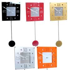 modern funky wall pendulum clocks