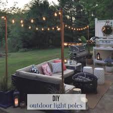 outdoor string lights pole stand off 68
