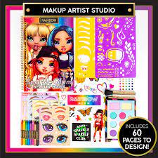 rainbow high makeup artist studio and