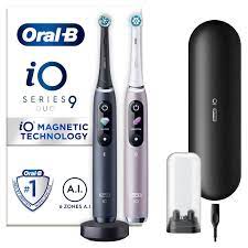 Oral-B iO9 Electric Toothbrushes | Black Lava & Rose Quartz