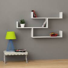 Wall Mounted Book Shelves