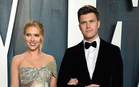 The black widow star recently gave birth to a son, cosmo, with husband colin jost, the saturday night live star wrote on instagram wednesday. L2m0xa Hszmkym