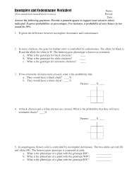 Complete non mendelian genetics practice worksheet answer key online with us legal forms. Pdf Dominance Incomplete Et La Codominance