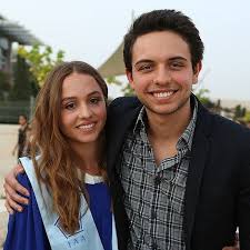 His royal highness the crown prince al hussein bin abdullah ii continuously encourages young, curious minds to create and innovate. Crown Prince Hussein Of Jordan With Younger Sister Princess Iman Queen Rania Jordan Royal Family Royal Family