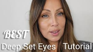 best tutorial for deep set eyes