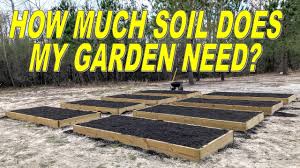 how much soil does my garden need