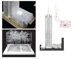 It is 748 feet (228 meters) tall from street level to roof. New York Times Building Lobby Garden Hm White