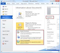 Where Are The Prepare Commands In Microsoft Word 2007 2010 2013