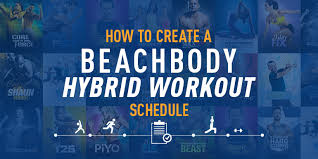 how to create a hybrid workout schedule