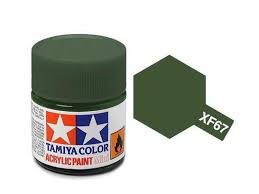 Tamiya Acrylic Mini Xf 67 Nato Green 10ml Jar