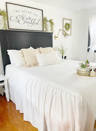 simple ruffle bedspread set antique