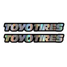 2 шт., виниловые наклейки с логотипом TOYO | AliExpress