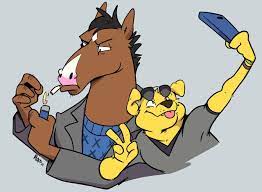 Bojack Horseman x Mr. Peanutbutter | Horseman, Bojack horseman, Cartoon
