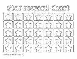 Reward Chart Coloring Reward Chart Template Printable
