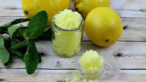 mint lemonade lip scrub