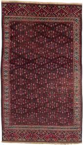 antique turkmen yomut all wool rug