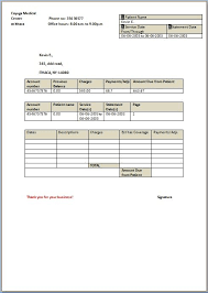 Medical Invoice Generator Invoice Template Medical Templates