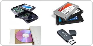 13 diffe types of storage devices