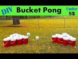 giant beer pong bucket pong