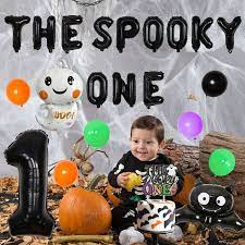 Halloween 1st Birthday Party gambar png