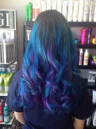Aqua And Radiant Orchid From Ion Color Brilliance Blue Hair Purple