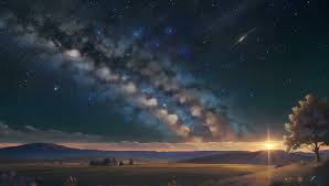 starry night milky way dark sky visual