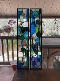 Custom Pair Of Stained Glass Windows