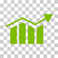 Bar Chart Trend Vector Icon Stock