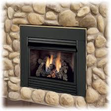 ventless gas fireplace insert vent