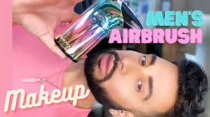 airbrush glowy makeup mens grooming
