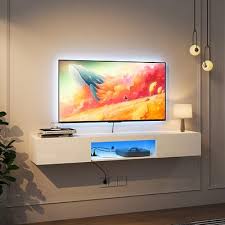 Floating Tv Stand Wall Mounted Tv Shelf