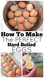 How To Make Perfect Hard Boiled Eggs Easy Method For