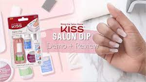 kiss salon dip kit demo review you