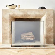 Maddox Stainless Steel Glass Fireplace