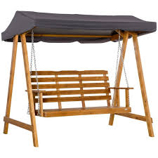 Buy Outsunny 3 Seater Garden Swing Seat