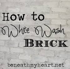 How To White Wash Brick Bathroom