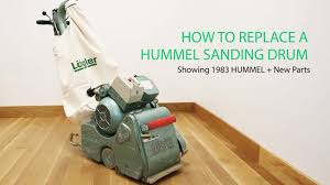 replace a lägler hummel sanding drum