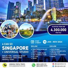 tour singapore 3d2n universal studio 2024