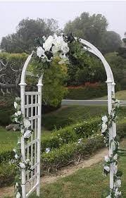 wedding arch decorations white