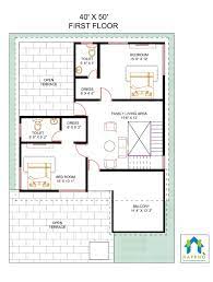 floor plan for 40 x 50 feet plot 4