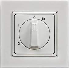 outdoor light switch ip20 pure white