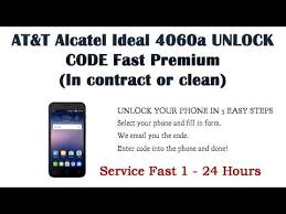Save big + get 3 months free! How To Unlock Alcatel Ideal 4060a At T By Unlock Code Youtube