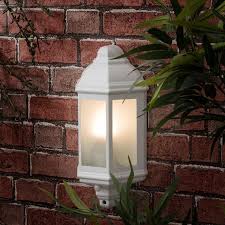 Kayleigh Ip44 Pir Wall Lantern In White