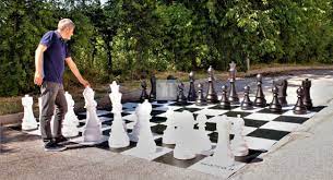 90 Cm 35 50 Giant Garden Chess Set