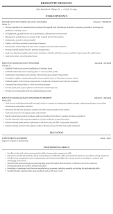 See professional examples for any position or industry. Manufacturing Quality Engineer Resume Sample Mintresume