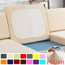 Warm Plush Sofa Seat Cushion Covers