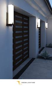 Tech Lighting S Cosmo Outdoor Wall Lights Provides Efficient Ambient And Up Light In A Modern For Led Outdoor Wall Lights Modern Outdoor Lighting Outdoor Walls